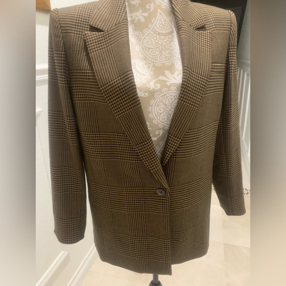 Alice and Olivia Colley Strong Shoulder Blazer Size 4 - Picture 9 of 12